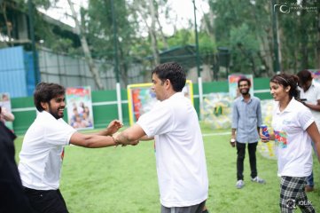 Kerintha Movie Team At Bubble Soccer Event